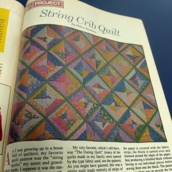 Vintage Quilt Craft Magazine August 1993 Quilting Quilt Patterns - Picture 10 of 10